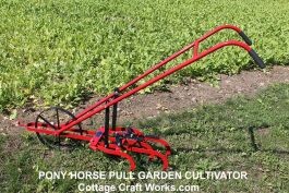 Pony Horse Pull Garden Cultivator