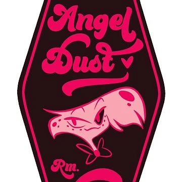 Hôtel Hazbin - Chambre Angel Dust | Sticker