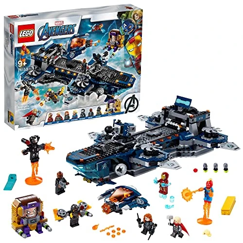 LEGO 76153 Super Heroes L'héliporteur des Avengers