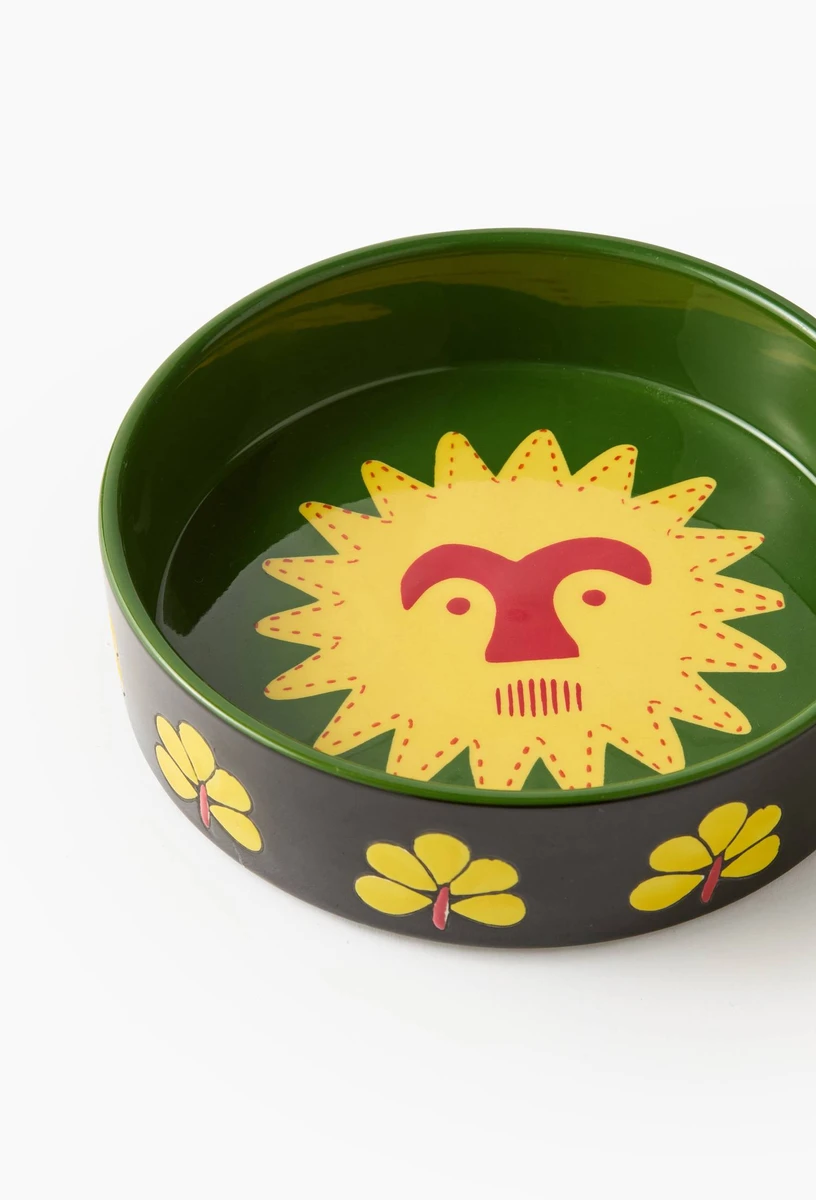 Assiette à soupe motif soleil, 16cm - MAISON CHÂTEAU ROUGE x MONOPRIX