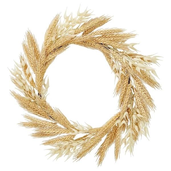 HÖSTAGILLE Couronne artificielle - intérieur/extérieur naturel 43 cm