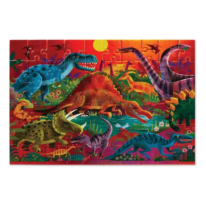Puzzle holographique Dinosaures - 24 pièces