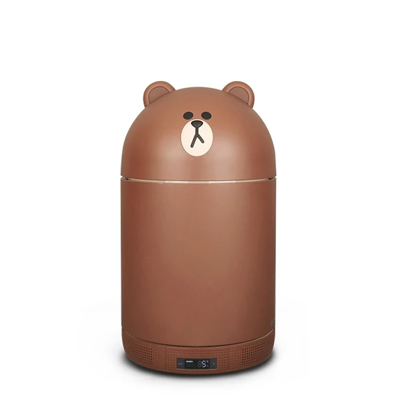 ccomo Refrigerator BROWN