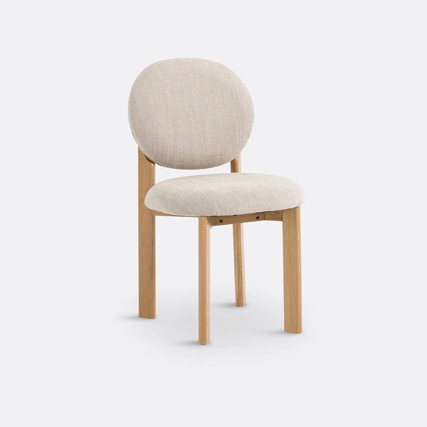 Chaise organique chêne, Orga