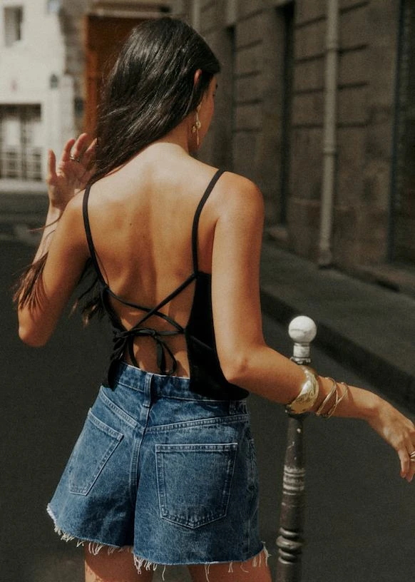 Top Marielle - Noir