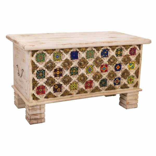 baul de madera acabado artesanal