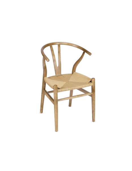 Chaise en bois d'orme et tressage Andrea House - en vente chez woodely