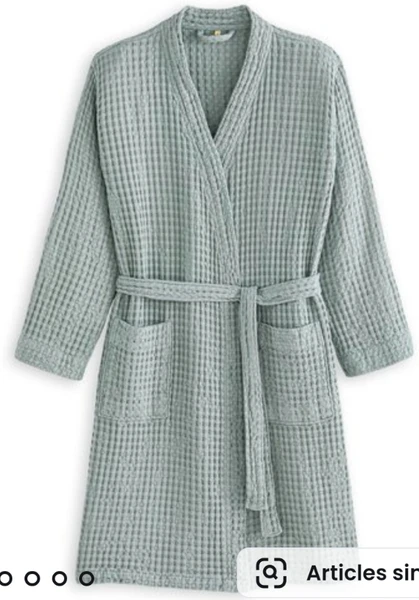 Peignoir kimono nid d'abeille 240 g/m², Tifli