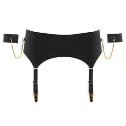 MAISON CLOSE porte-jarretelles avec menottes Tapage Nocturne