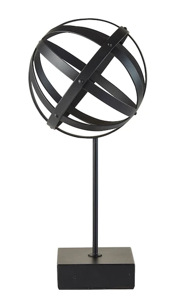LINDRANDE Décoration - globe noir 35 cm