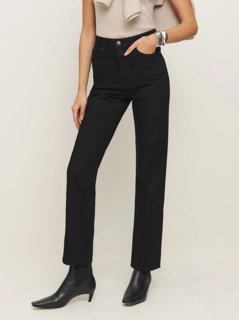 Reformation | Cynthia High Rise Straight Jeans