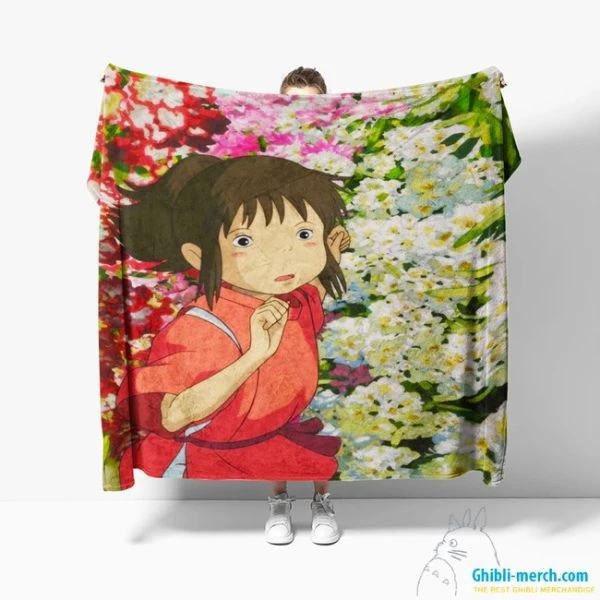 Spirited Away Chihiro Blanket Fleece Super Soft & Warm | Ghibli Merch Store