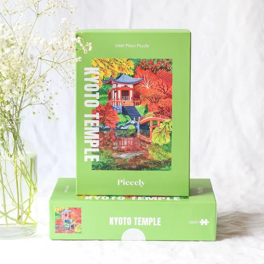 Puzzle Kyoto Temple 1000 pièces - Piecely - Trevell