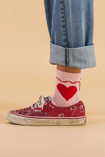 Chaussettes Maria - Rose