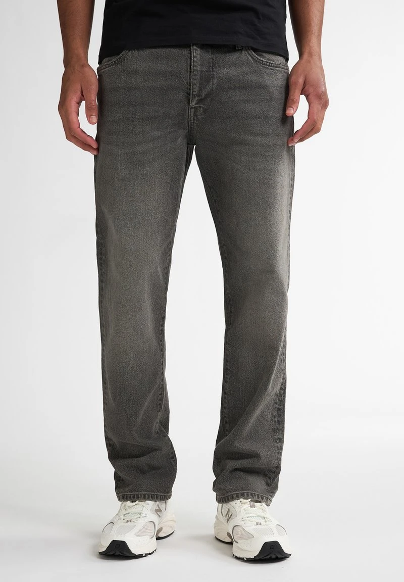 LEWIS REEFVIEW - Jean droit - black stone