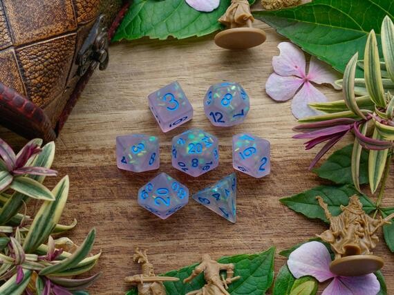 Prismatic Frost Dice set