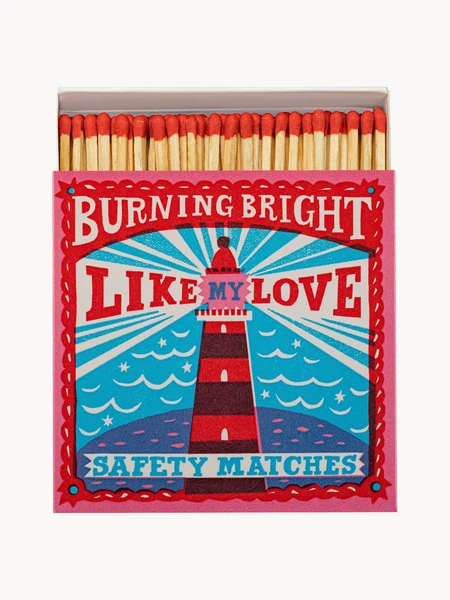 Boîte d'allumettes design Burning Bright | Westwing