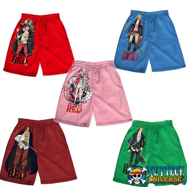 Zoro Shorts One Piece Film Red Vs Luffy, Shanks, Sanji, Uta | One Piece Universe