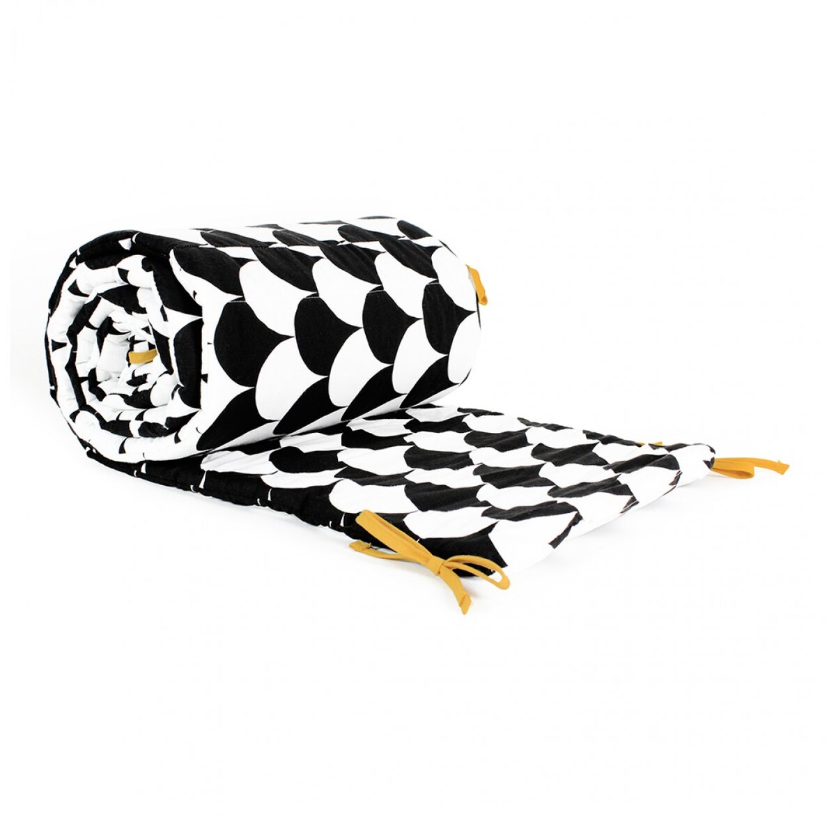Tour de lit Constantinople Ecailles - Noir Nobodinoz pour chambre enfant - Les Enfants du Design