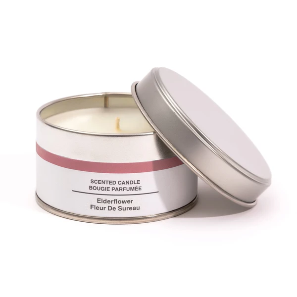 Bougie Métal  ‐ Fleur de sureau.