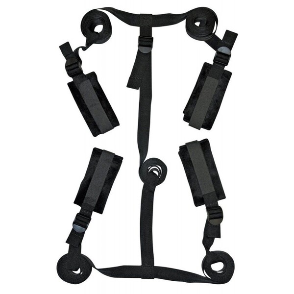 Kit d'Attaches de Lit Bondage de Sex & Mischief - SexyAvenue