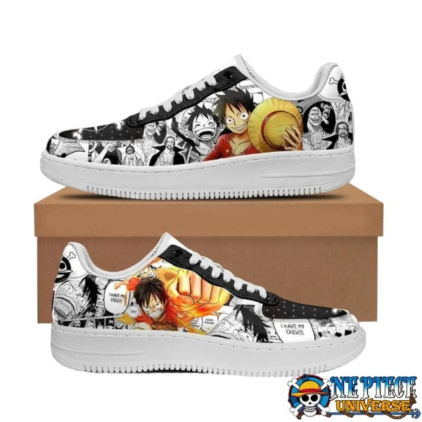 One Piece Luffy Air Force Shoes Custom Anime Shoes - One Piece Universe - The Best Store for One Piece Merchandise