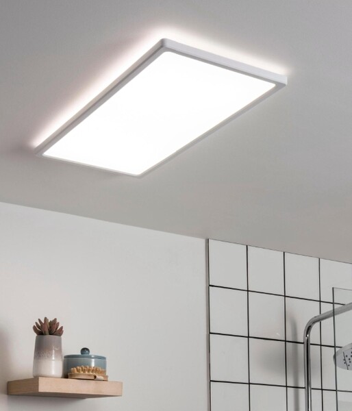 Panneau LED salle de bain Lano, design blanc 59.5 x 29.4cm, blanc neutre INSPIRE