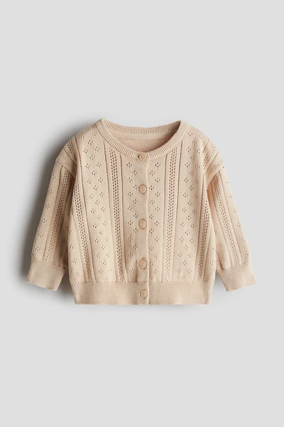 Gilet en maille de coton fantaisie