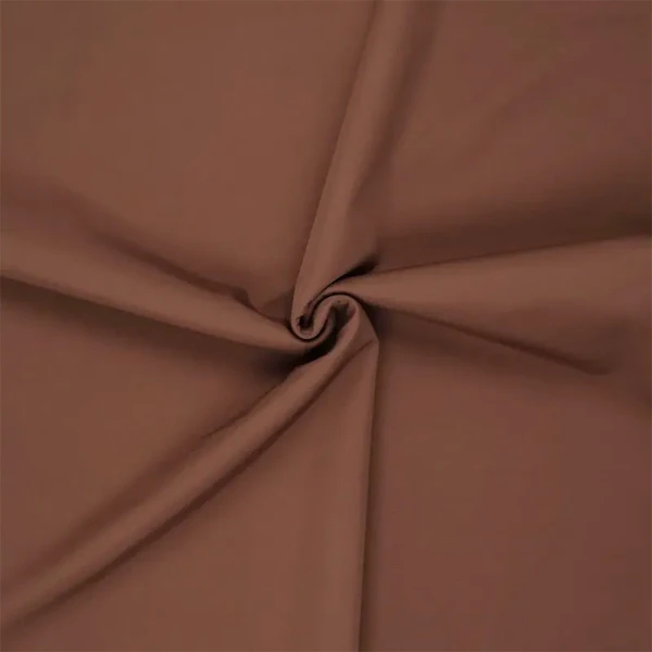 Tissu softshell déperlant Chocolat doublé micro polaire | Tissu pour couture de vêtements de pluie ou de sport