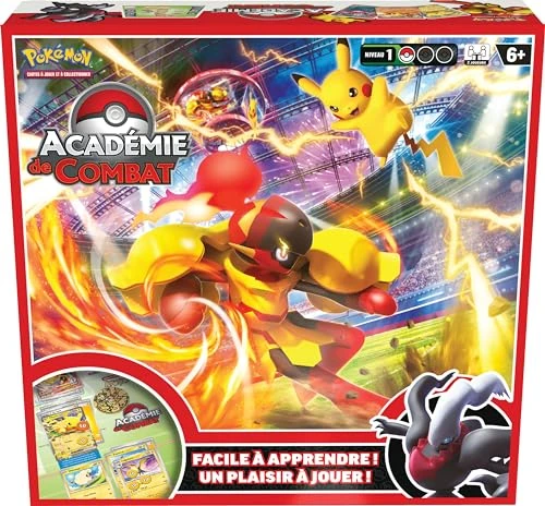Jeu de Cartes à Collectionner Pokémon : Académie de Combat (Pikachu-ex, Carmadura-ex et Darkrai-ex)