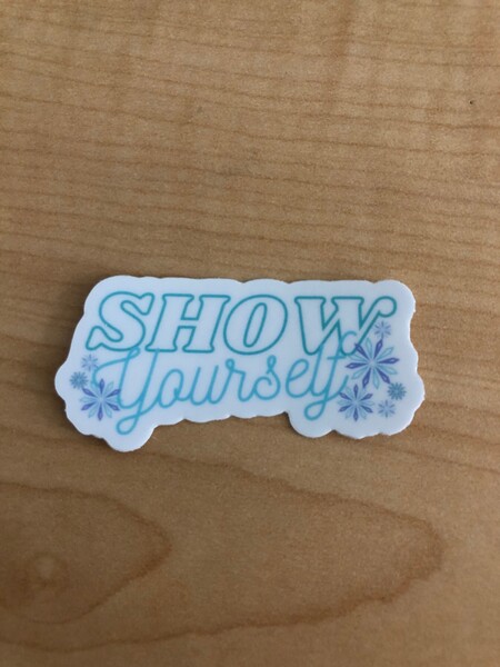 Montrez-vous autocollant