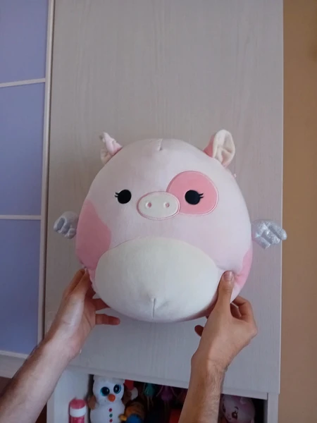 Peluche squishmallows cochon