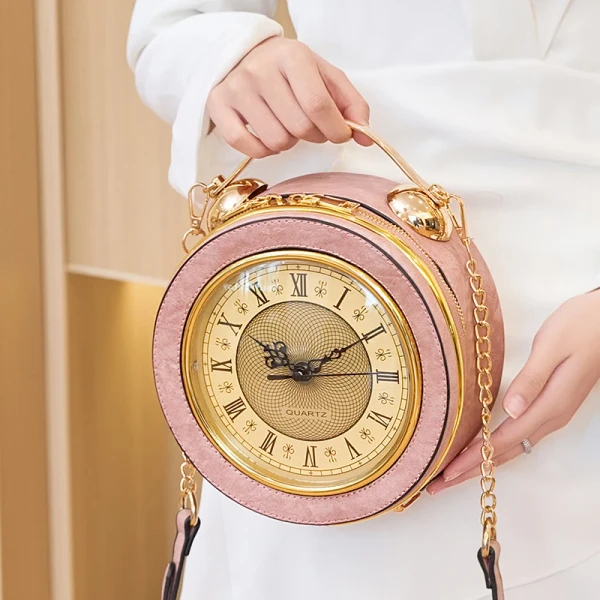 Sac en forme d'horloge