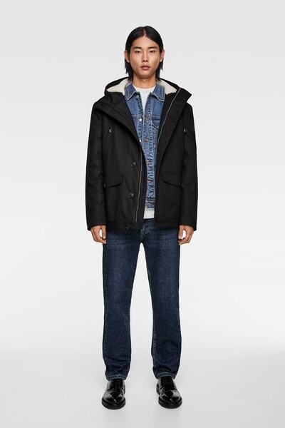 PARKA BIMATIÈRE EFFET MOUTON -  à prendre en M 