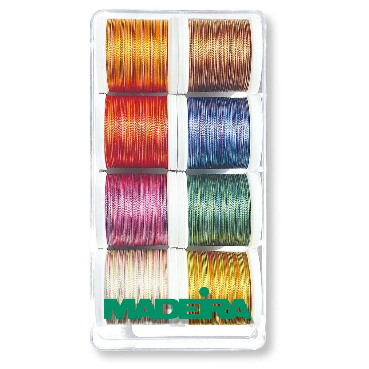 Set Madeira de fil à broder Polyneon Multicolore 8 x 200m