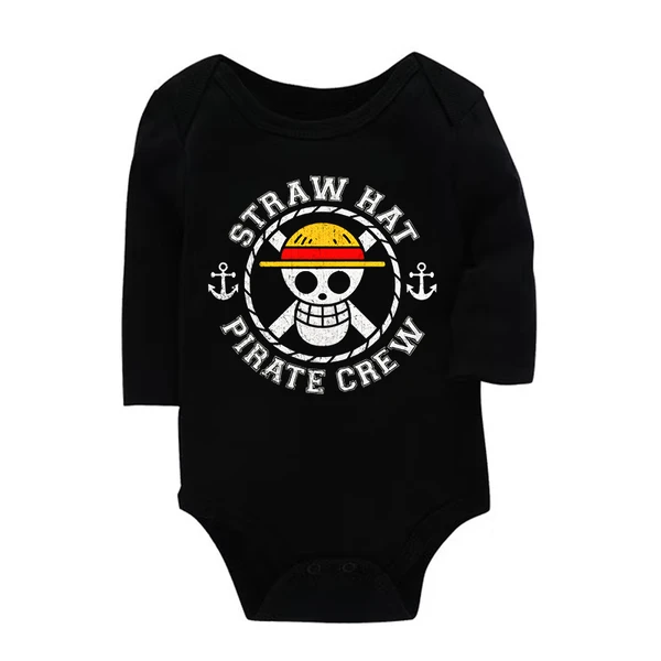 Straw Hat Pirate Crew Logo Baby Grow Bodysuit | One Piece Universe Store