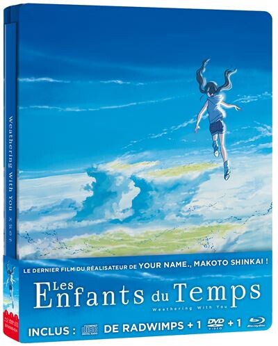 Les Enfants du temps Steelbook Combo Blu-ray DVD