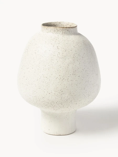 Vase artisanal en céramique Saki, haut. 32 cm