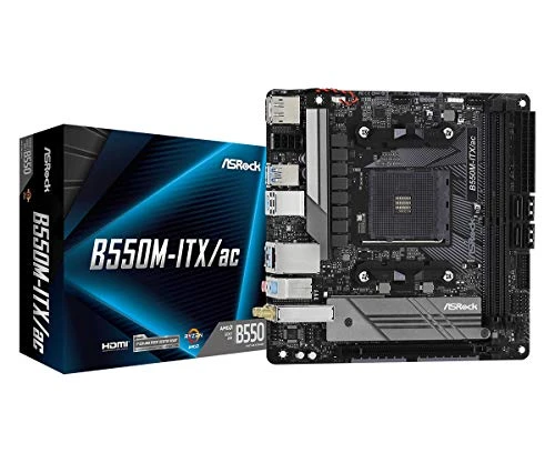 Asrock B550M-ITX/ac AMD B550 Emplacement AM4 Mini ITX