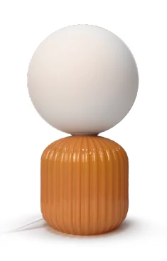 Lampe Solana, orange, H.30 cm, G9