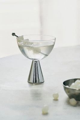 Verres à Coupe Ramona Chrome, Ensemble de 4