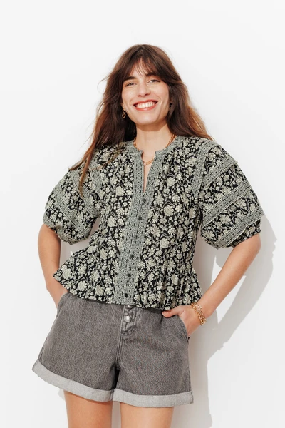 Chemise à manches ballon Femme