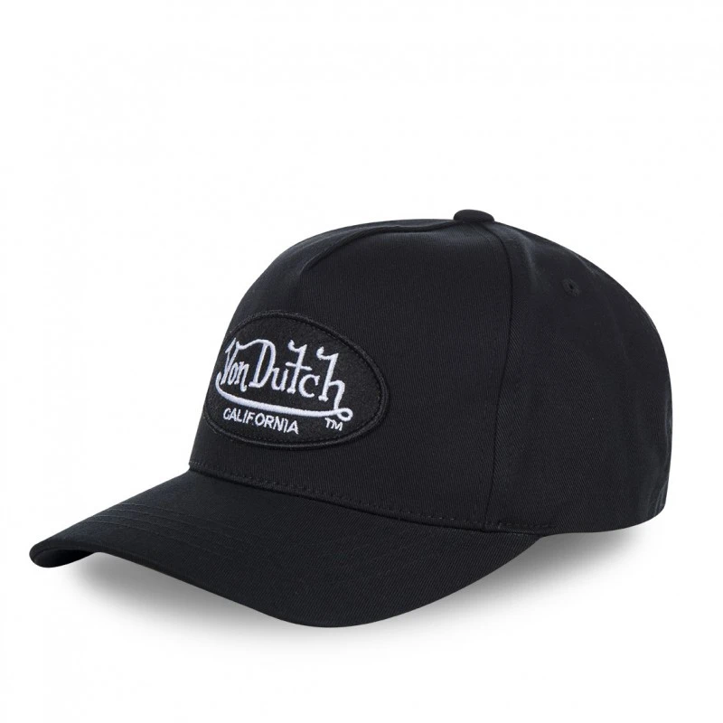 Casquette Vondutch Noire Baseball Strapback / Boucle LOFB | Von Dutch