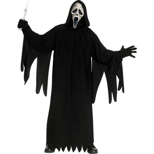 DELUXE Scream 6 Aged GhostFace Costume Robe & Mask