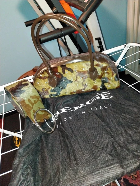 Borsa + cintura in pelle