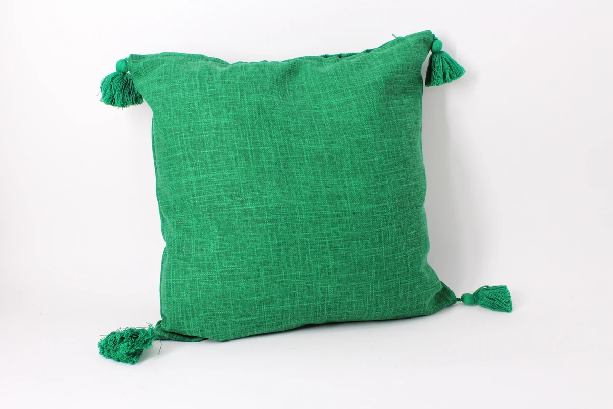 Coussin Tissot, vert l.45 x L.45 cm