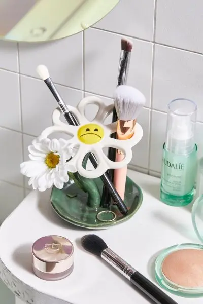 Support pour pinceaux de maquillage Marguerite