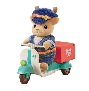 La factrice et son scooter