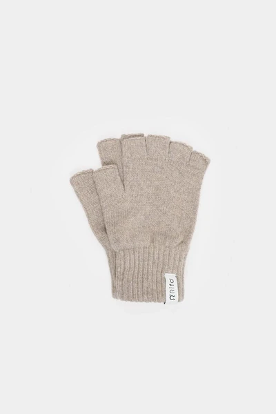 Gants en laine recyclée | beige "sasha - beige sabbia" Rifò