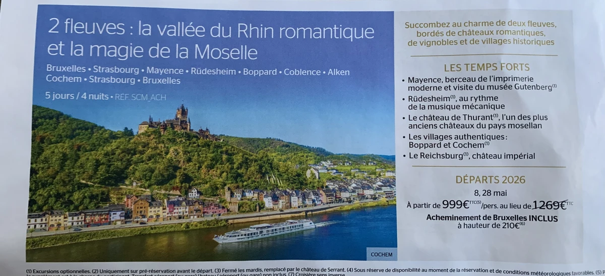 Ou cette autre croisière…